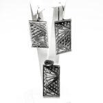 Set vintage din argint fara pietre - stil oriental - Marta - S110A-28Z - imagine 2