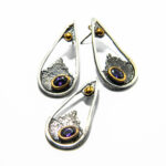 Set vintage din argint 925 si ametist - Anatolia - S165A5C