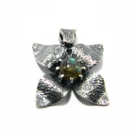 Set statement Art Nouveau din argint antichizat cu labradorit -  S245E1H - imagine 4