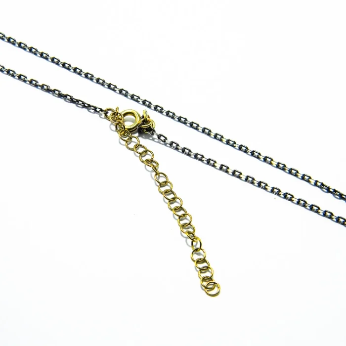 Set unicat din argint antichizat cu perle si argint aurit - S275F31H - imagine 6