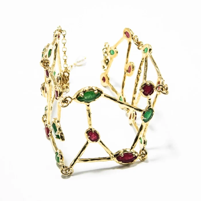 Bijutterii argint Art Deco - Brățară tip manșetă