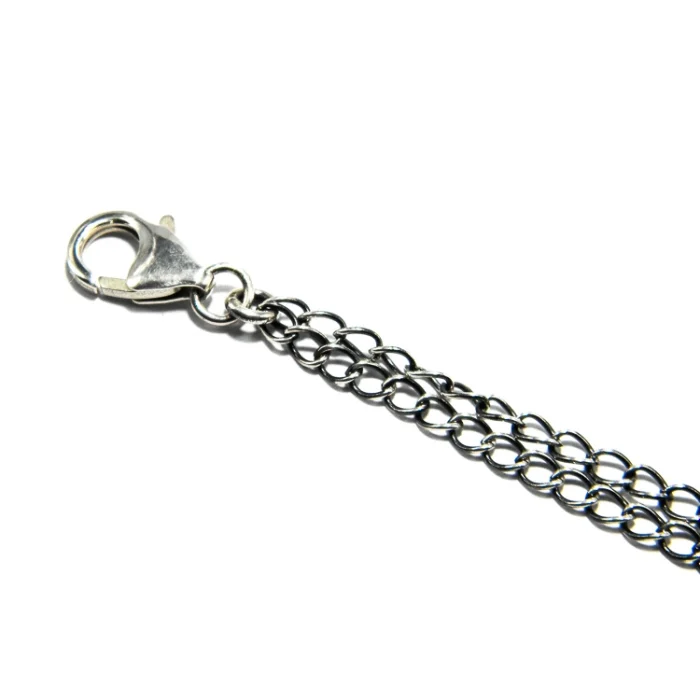 Bratara din argint cu rubin rosu de sinteza - stil vintage - B248Y3H - imagine 6