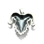 Pandantiv statement din argint cu cap de berbec - Aries - P220E49H - imagine 5