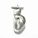 Pandantiv unicat din argint cu perla Baroc - stil Art Deco - P248Y12H - imagine 5