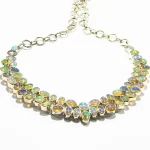 Colier statement din argint cu opal natural de Etiopia - CL298Y8H - imagine 3