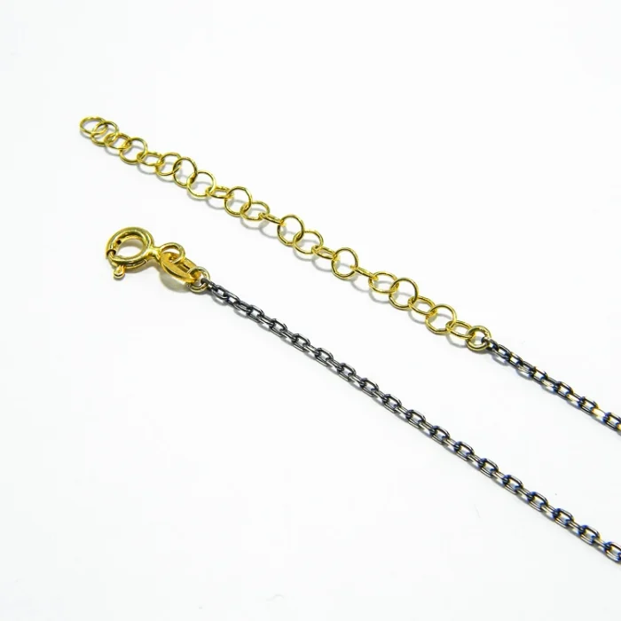 Colier unicat din argint cu coral și perlă - stil Art Nouveau - CL275F27H - imagine 6