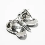 Brosa Fluture din argint cu marcasite - BR284Y7H - imagine 4