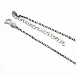 Colier unicat din argint cu smarald de sintaza - stil oriental - CL275F40H - imagine 5