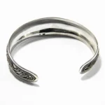 Bratara vintage din argint fara pietre - stil oriental - B284Y61H - imagine 5