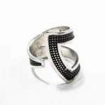 Inel Art Deco din argint fara pietre - Reglabil - i225K118H - imagine 2
