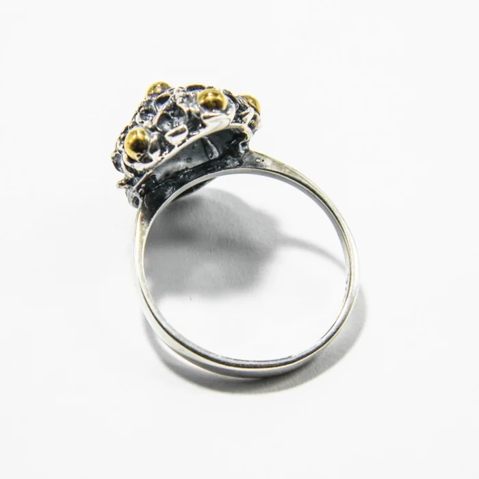 Inel din argint antichizat - stil Art Nouveau - i205k80h - imagine 4