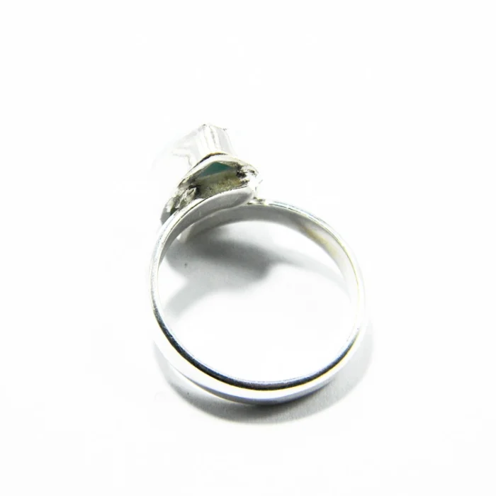 Inel reglabil din argint cu larimar natural - i272Y44H - imagine 4