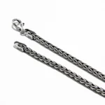 Lant model bizantin din argint - 60 cm - Unisex - imagine 5