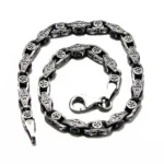 Bratara statement Roata Divina din argint cu onix