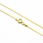 Lant de dama din argint aurit