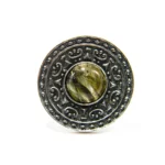 Inel reglabil din argint cu labradorit