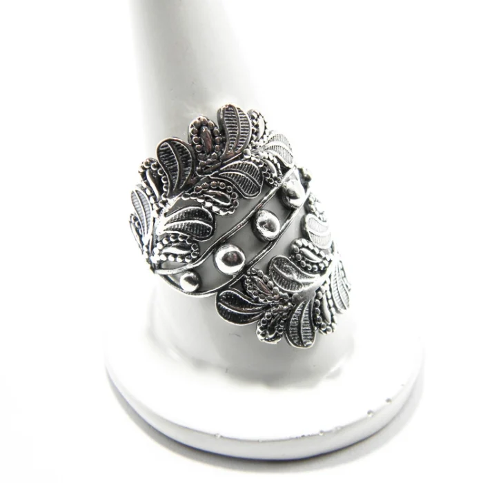 Inel Art Nouveau din argint fara pietre - marime reglabila - i205K83H - imagine 4