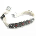 Bratara din argint cu coral model oriental