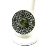 Inel statement din argint cu labradorit