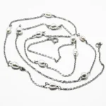 Colier unicat din argint rodiat cu perle de cultura - CL175F15H - imagine 5